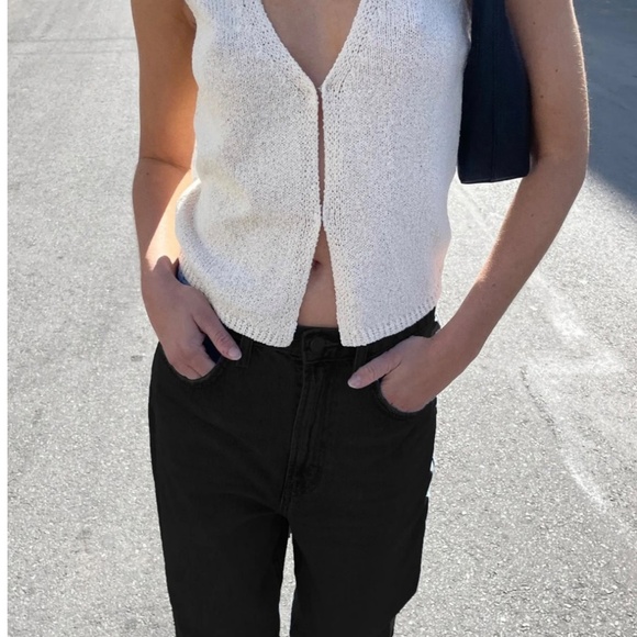 Open Front Knit Tank - Picture 2 of 4